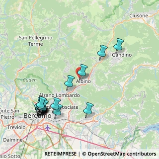 Mappa Via Trento, 24021 Albino BG, Italia (9.8985)