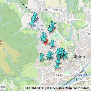 Mappa Via L. Einaudi, 24021 Albino BG, Italia (0.4095)