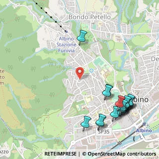 Mappa Via L. Einaudi, 24021 Albino BG, Italia (0.6875)