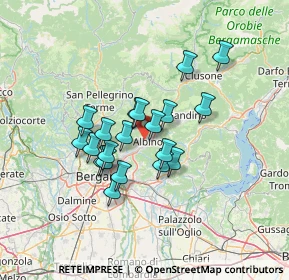 Mappa Via Trento, 24021 Albino BG, Italia (10.441)