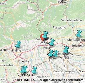 Mappa Via Padre Zanuso, 36061 Bassano del Grappa VI, Italia (17.5325)