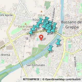 Mappa Via Padre Zanuso, 36061 Bassano del Grappa VI, Italia (0.344)