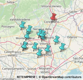 Mappa Vicolo 1° Maggio, 31050 Povegliano TV, Italia (11.05643)