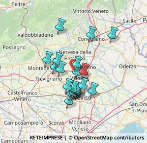 Mappa Vicolo 1° Maggio, 31050 Povegliano TV, Italia (10.643)