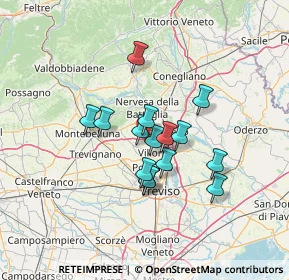 Mappa Vicolo 1° Maggio, 31050 Povegliano TV, Italia (9.89933)