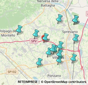 Mappa Vicolo 1° Maggio, 31050 Povegliano TV, Italia (3.874)