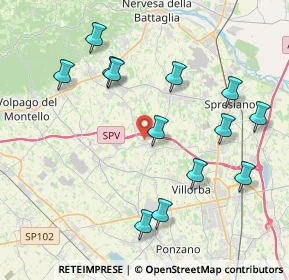 Mappa Vicolo 1° Maggio, 31050 Povegliano TV, Italia (4.23923)