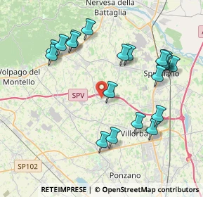 Mappa Vicolo 1° Maggio, 31050 Povegliano TV, Italia (4.175)