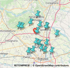 Mappa Vicolo 1° Maggio, 31050 Povegliano TV, Italia (6.67059)