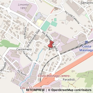 Mappa Via Leonardo da Vinci, 4, 23845 Costa Masnaga, Lecco (Lombardia)