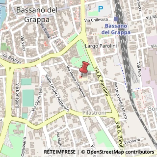 Mappa Via Beata Giovanna, 67, 36061 Bassano del Grappa, Vicenza (Veneto)