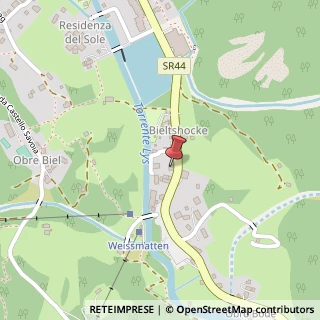 Mappa Bieltshocke, 7, 11025 Gressoney-Saint-Jean, Aosta (Valle d'Aosta)