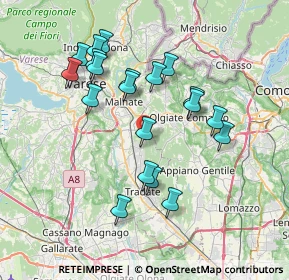 Mappa Via Como, 21040 Venegono Superiore VA, Italia (6.99)