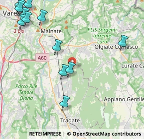 Mappa Via Como, 21040 Venegono Superiore VA, Italia (5.77231)