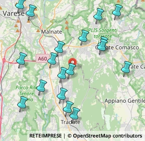 Mappa Via Como, 21040 Venegono Superiore VA, Italia (4.55833)