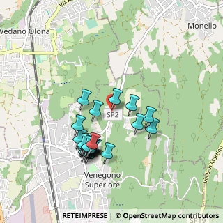 Mappa Via Como, 21040 Venegono Superiore VA, Italia (0.88148)