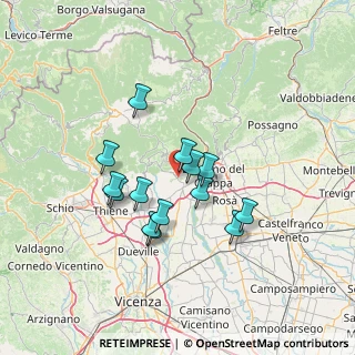 Mappa Via Sebastiano Melan, 36063 Marostica VI, Italia (11.21071)
