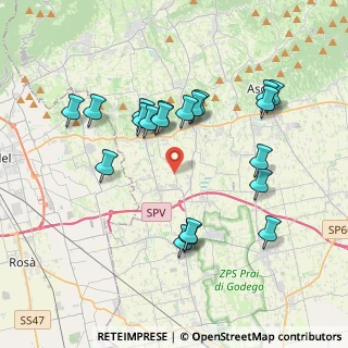 Mappa Via Boschier, 31020 San Zenone degli Ezzelini TV, Italia (3.7215)