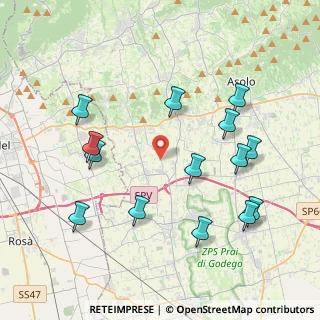 Mappa Via Boschier, 31020 San Zenone degli Ezzelini TV, Italia (4.32143)