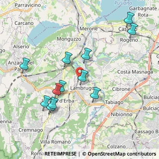 Mappa Via C. Battisti, 22045 Lambrugo CO, Italia (2.04583)