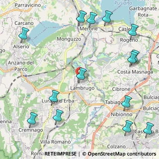 Mappa Via C. Battisti, 22045 Lambrugo CO, Italia (3)