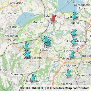 Mappa Via C. Battisti, 22045 Lambrugo CO, Italia (2.32)