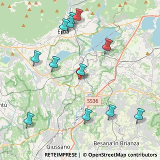 Mappa Via C. Battisti, 22045 Lambrugo CO, Italia (4.97667)