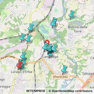 Mappa Via C. Battisti, 22045 Lambrugo CO, Italia (1.059)