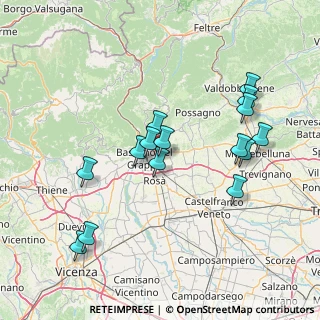 Mappa Via Cima, 36060 Romano D'ezzelino VI, Italia (14.85)