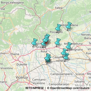 Mappa Via Cima, 36060 Romano D'ezzelino VI, Italia (11.32462)