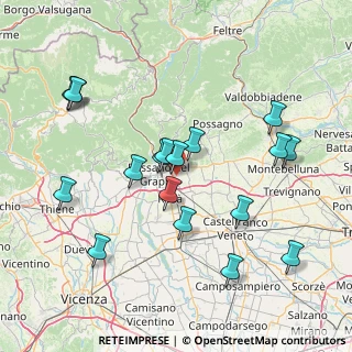 Mappa Via Monte Pertica, 36060 Romano D'ezzelino VI, Italia (16.08222)