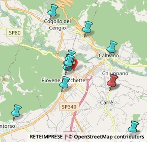 Mappa Via Levà, 36013 Piovene Rocchette VI, Italia (2.10462)