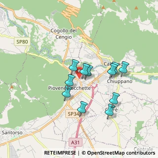 Mappa Via Levà, 36013 Piovene Rocchette VI, Italia (1.46273)