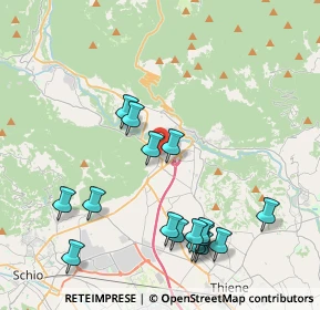 Mappa Via Levà, 36013 Piovene Rocchette VI, Italia (4.40875)