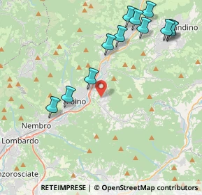 Mappa Via delle Foppe, 24021 Albino BG, Italia (4.85833)