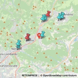 Mappa Via delle Foppe, 24021 Albino BG, Italia (4.28545)