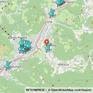 Mappa Via delle Foppe, 24021 Albino BG, Italia (2.63462)