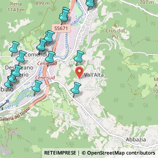 Mappa Via delle Foppe, 24021 Albino BG, Italia (1.4945)
