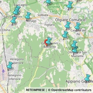 Mappa 22070 Castelnuovo Bozzente CO, Italia (3.216)