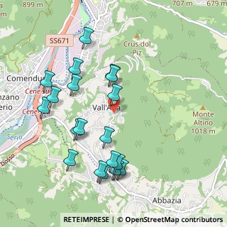 Mappa Via Colzine, 24021 Albino BG, Italia (1.048)