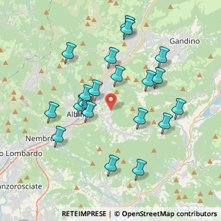 Mappa Via Colzine, 24021 Albino BG, Italia (3.8385)