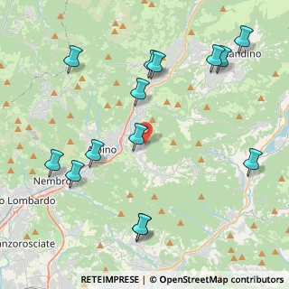 Mappa Via Colzine, 24021 Albino BG, Italia (4.91714)