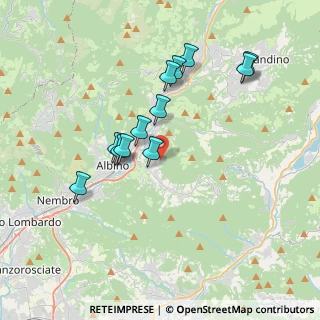Mappa Via Colzine, 24021 Albino BG, Italia (3.36667)