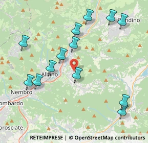 Mappa Via Colzine, 24021 Albino BG, Italia (4.43)