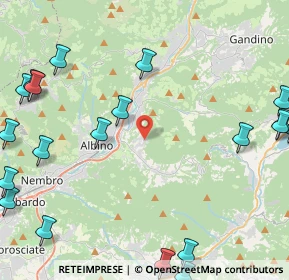 Mappa Via Colzine, 24021 Albino BG, Italia (6.421)