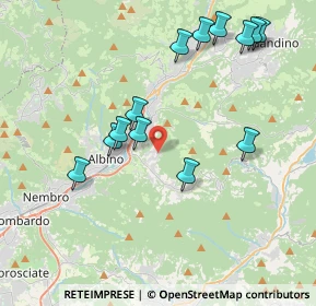 Mappa Via Colzine, 24021 Albino BG, Italia (4.12077)