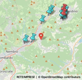 Mappa Via Colzine, 24021 Albino BG, Italia (5.10813)