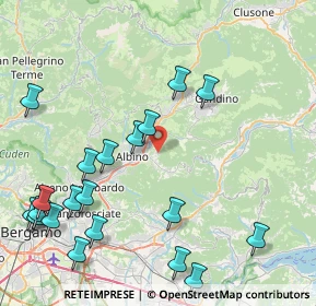 Mappa Via Colzine, 24021 Albino BG, Italia (10.4265)