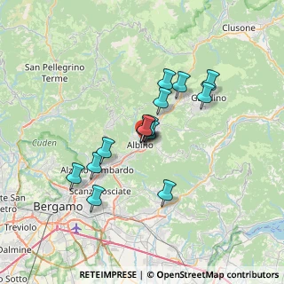 Mappa Via Loverini, 24021 Albino BG, Italia (5.54214)