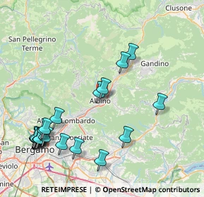 Mappa Via Loverini, 24021 Albino BG, Italia (9.7315)